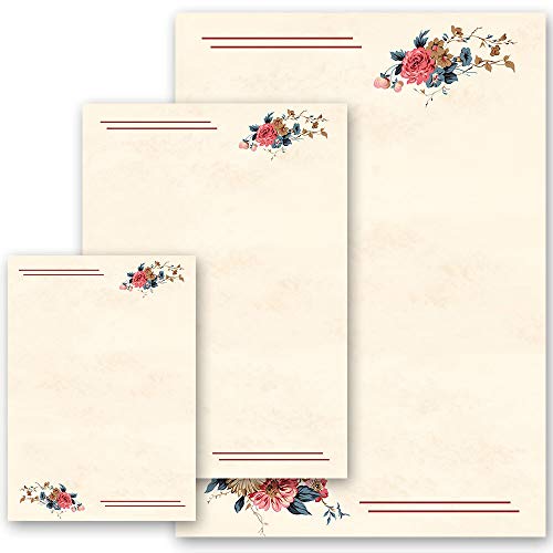 Motivpapier BLUMENPOST Blumen & Blüten Blumenmotiv - DIN A4 Format 100 Blatt - Paper-Media von Paper-Media