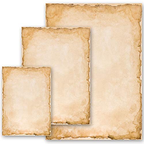 Motivpapier VINTAGE Antik & History Altes Papier Geschichte - DIN A4 Format 100 Blatt - Paper-Media von Paper-Media