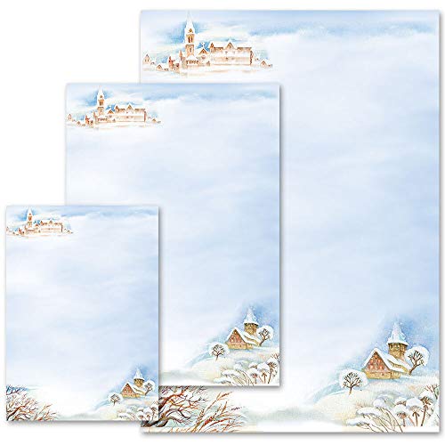 Motivpapier WINTERLANDSCHAFT Natur & Landschaft Winter - DIN A4 Format 100 Blatt - Paper-Media von Paper-Media