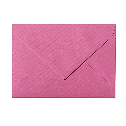 Mini Briefumschläge DIN C8 57x81 mm für Grußkarten, Blumensträuße, Geldgeschenke zu Weihnachten oder als Adventskalender 100 Umschläge Purpur von Paper24