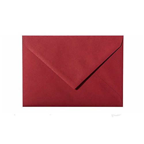 Paper24 50 hochwertige Briefumschläge C5 162 x 229 mm mit Spitzlasche, 120g, Farbe: 24 Bordeaux Paper24 50 hochwertige Briefumschläge C5 162 x 229 mm mit Spitzlasche, 120g, Farbe: 24 Bordeaux von Paper24