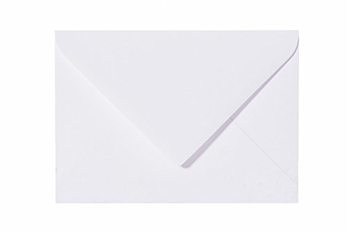 Paper24 C8-Briefumschläge Weiß - 57x81 mm (25 Stk.) von Paper24