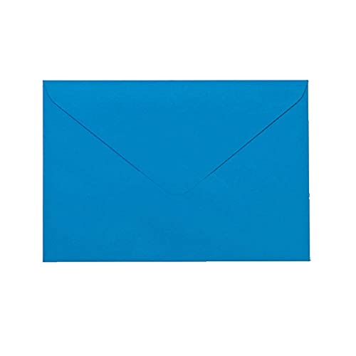 Paper24 Mini Umschläge 60x90 mm für Visitenkarten in der Farbe Intensiv Blau 100 Umschläge von Paper24