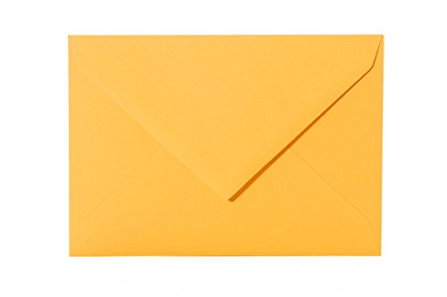 Paper24 je 25 Briefumschläge 140x190 mm Gelb-Orange von Paper24