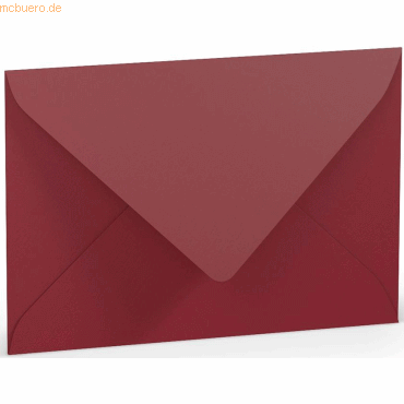 10 x Paperado Briefumschläge C6 100g/qm rosso VE=5 Stück von Paperado