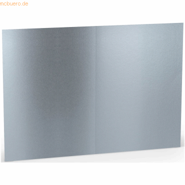 10 x Paperado Doppelkarte A5 hoch VE=5 Stück Silber 10 x Paperado Doppelkarte A5 hoch VE=5 Stück Silber von Paperado