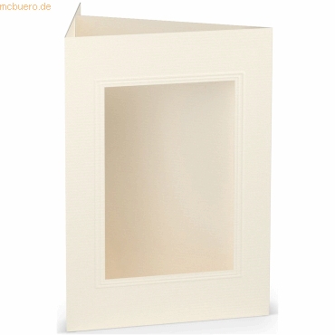 10 x Paperado Passepartoutkarte B6 eckig VE=5 Stück Ivory 10 x Paperado Passepartoutkarte B6 eckig VE=5 Stück Ivory von Paperado