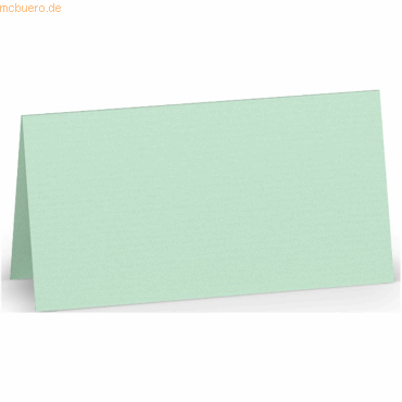 10 x Paperado Tischkarten 10x10cm VE=5 Stück Mint von Paperado