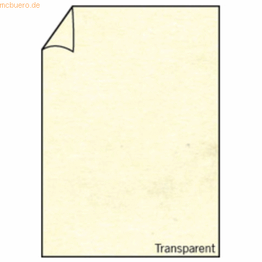 100 x Paperado Briefpapier A4 100g/qm Transparent Marmora von Paperado