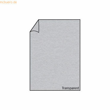 100 x Paperado Briefpapier A4 100g/qm Transparent Silber 100 x Paperado Briefpapier A4 100g/qm Transparent Silber von Paperado