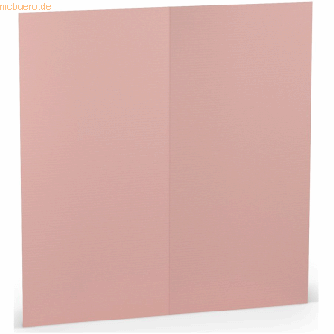 100 x Paperado Doppelkarte DL hoch Rose 100 x Paperado Doppelkarte DL hoch Rose von Paperado