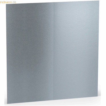 100 x Paperado Doppelkarte DL hoch Silber 100 x Paperado Doppelkarte DL hoch Silber von Paperado