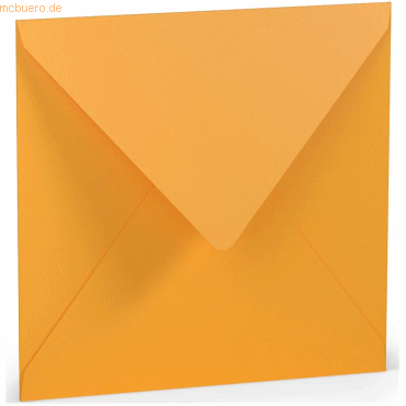 25 x Paperado Briefumschlag 16,4x16,4cm Nassklebung Seidenfutter Ocker 25 x Paperado Briefumschlag 16,4x16,4cm Nassklebung Seidenfutter Ocker von Paperado