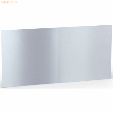 25 x Paperado Doppelkarte 15,7x15,7cm Marble white von Paperado