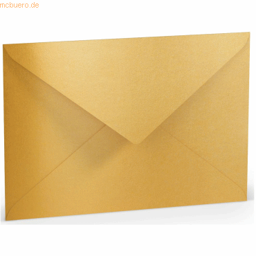 50 x Paperado Briefumschlag C5 Nassklebung Gold 50 x Paperado Briefumschlag C5 Nassklebung Gold von Paperado