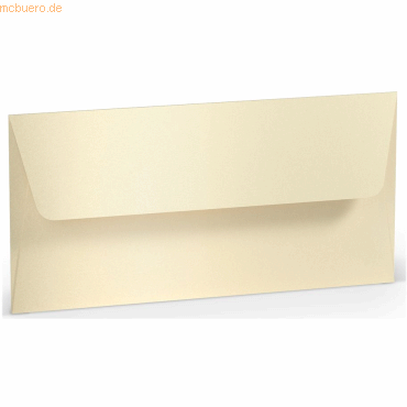 50 x Paperado Briefumschlag DL Nassklebung candle light von Paperado