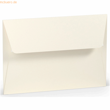 50 x Paperado Briefumschlag Haftklebung B6 Seidenfutter Ivory von Paperado