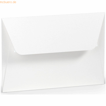 50 x Paperado Briefumschlag Haftklebung C6 Seidenfutter Weiß von Paperado