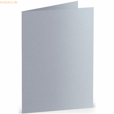 50 x Paperado Doppelkarte A7 hoch Marble white von Paperado