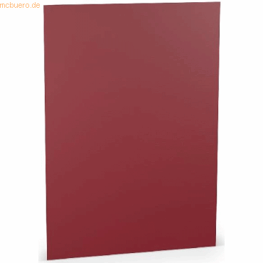 50 x Paperado Karton A3 220 g/qm gerippt Rosso 50 x Paperado Karton A3 220 g/qm gerippt Rosso von Paperado