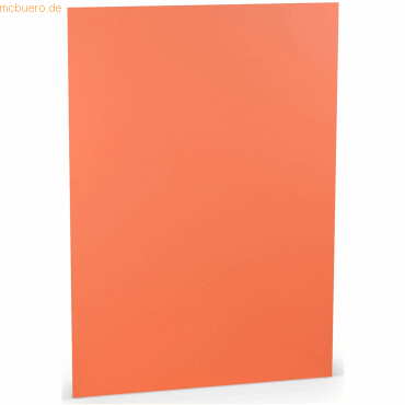 50 x Paperado Karton A4 220 g/qm Coral von Paperado