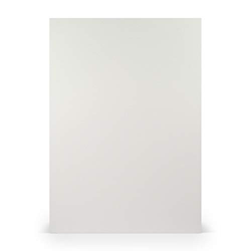 PAPERADO 500x Briefpapier DIN A4 - Eisgrau gerippt Hell-Grau 100 g/m² - Papierbögen in 29,7 x 21 cm zum Basteln & Drucken von Paperado