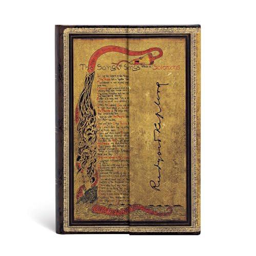 Faszinierende Handschriften Kipling Hohelied - Faux Leder - Notizbuch Mini Liniert - Paperblanks von Paperblanks
