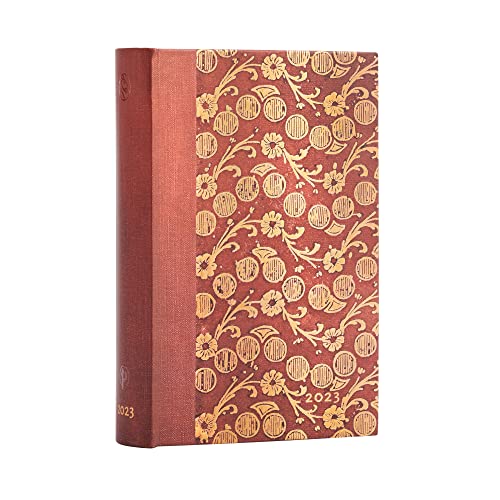 Paperblanks 12 Monate Kalender 2023 Die Wellen (Band 4) | Ein Jour Paar Seite | Mini (95 × 140 mm), DS8969-8, gelb von Paperblanks