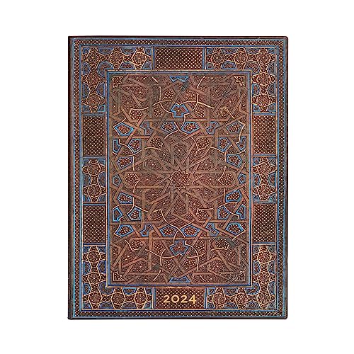 Paperblanks 12 Monate Softcover Flexis-Kalender 2024 Midnight Star | Vertikal | Ultra (180 × 230 mm) von Paperblanks