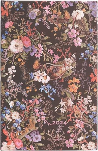 Paperblanks 12-Monatskalender 2024 Floralia | Verso | Maxi (135 × 210 mm) von Paperblanks