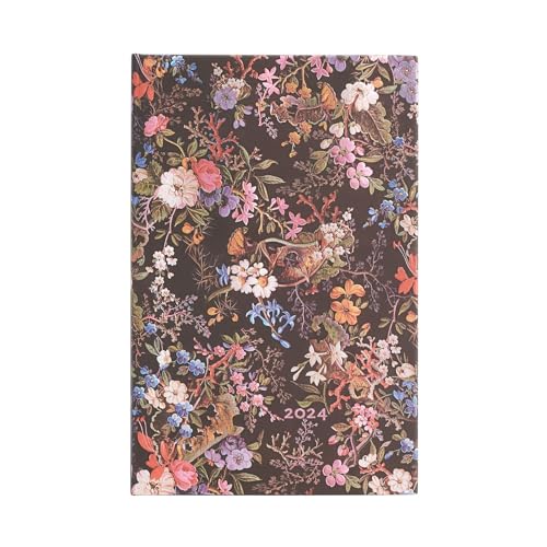 Paperblanks 12-Monatskalender 2024 Floralia | Vertikal | Maxi (135 × 210 mm) von Paperblanks