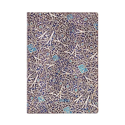 Paperblanks 12-Monatskalender 2024 Granada-Türkis | Horizontal | Midi (130 × 180 mm) von Paperblanks