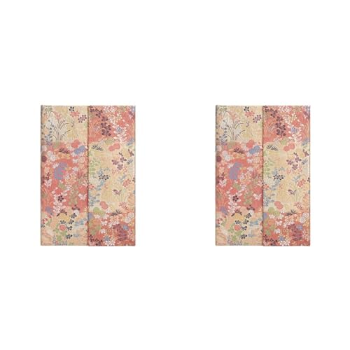 Paperblanks 12-Monatskalender 2024 Kara-ori | Horizontal | Mini (100 × 140 mm) (Packung mit 2) von Paperblanks