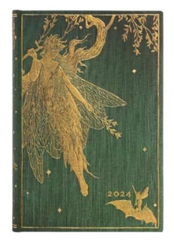 Paperblanks 12-Monatskalender 2024 Olive Fairy | Tagesüberblick | Mini (95 × 140 mm) von VARZI