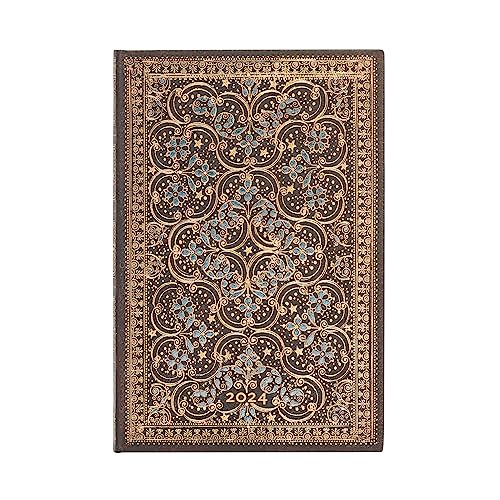 Paperblanks 12-Monatskalender 2024 Restauration | Horizontal | Mini (95 × 140 mm) von Paperblanks