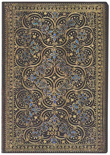 Paperblanks Flexis Terminplaner mit Softcover, 12 Monate, 2023, Catering, Horizontal | Midi (125 × 175 mm) von Paperblanks