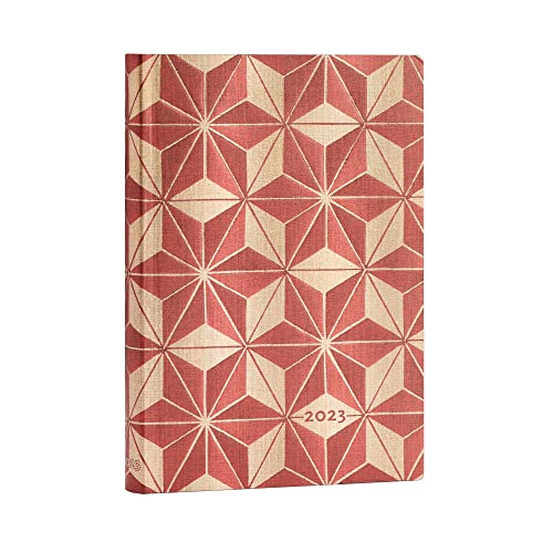 Paperblanks Flexis Kalender mit weichem Einband, 12 Monate 2023 Hishi | Horizontal | Midi (125 × 175 mm) von Paperblanks