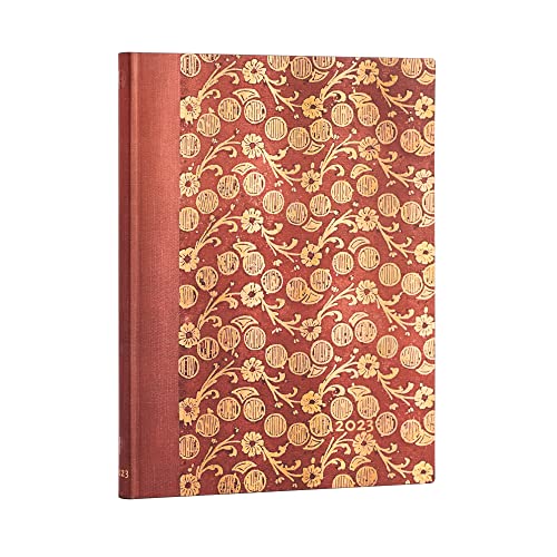 Paperblanks Flexis Kalender mit weichem Einband, 12 Monate 2023 Les Wues (Volumen 4) | Vertikal | Ultra (180 × 230 mm) von Paperblanks