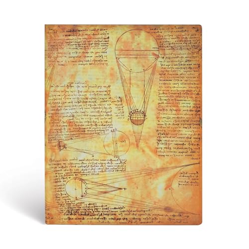 Paperblanks - Leonardos Skizzen Sonne & Mondlicht - Notizbuch Ultra Flexi Liniert - 240 Seiten, Ultra (230 x 180) von Paperblanks