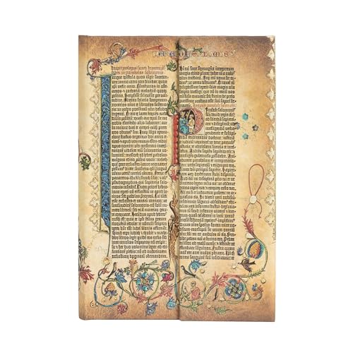Paperblanks - Parabole - Gutenberg Bible - Mini - Lined - Wrap Closure - 85 Gsm von Paperblanks