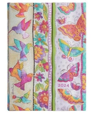 Varzi Dal 1956 Paperblanks 2024 Terminplaner 12 Monate, Midi-Tagesplaner, Playful Creations, Schmetterlinge und Kolibris — 13 x 18 cm Varzi Dal 1956 Paperblanks 2024 Terminplaner 12 Monate, Midi-Tagesplaner, Playful Creations, Schmetterlinge und Kolibris — 13 x 18 cm von Paperblanks