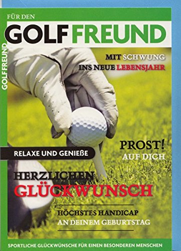 Geburtstagskarte Golffreund Mit Schwung ins neue Lebensjahr von Paperclip