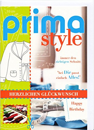 Geburtstagskarte Prima Style von Paperclip