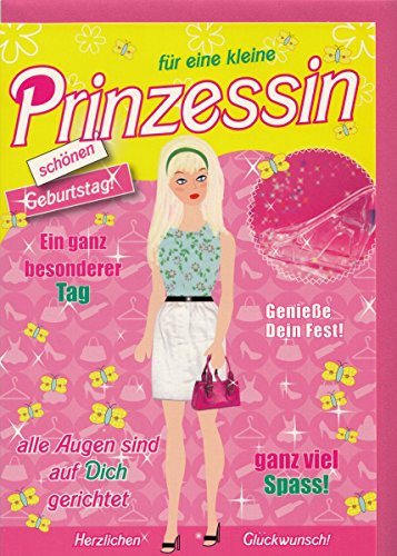 Geburtstagskarte für eine kleine Prinzessin von Paperclip