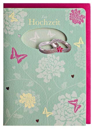 Hochzeitskarte Schmetterlinge von Paperclip