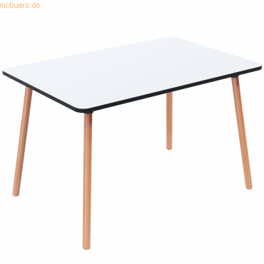 Paperflow Bistrotisch Palomba TRPC120.23.13 80x120cm buche/weiß von Paperflow