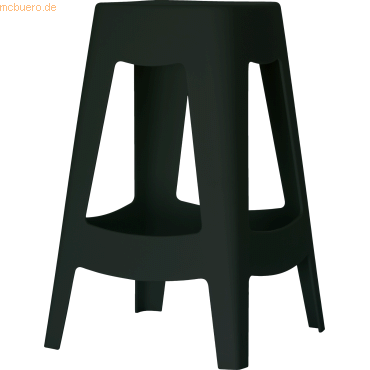 Paperflow Sitzhocker Bellini Höhe 68,5cm VE=5 Stück schwarz von Paperflow