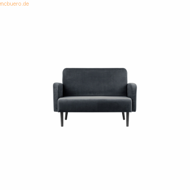 Paperflow Sofa LISBOA LC2PV.01.11 2 Sitzer Samt schwarz/anthrazit Paperflow Sofa LISBOA LC2PV.01.11 2 Sitzer Samt schwarz/anthrazit von Paperflow
