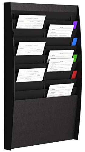 Paperflow a4 V2 x 10.01 Ordnungsmappe Wandtattoo Struktur/Case Polystyrol schwarz von Paperflow