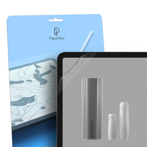 Paperlike 2.0 Pro Bundle - Displayschutzfolie für iPad Pro 11" & iPad Air 10.9", Pencil Grips & Cleaning Kit von Paperlike